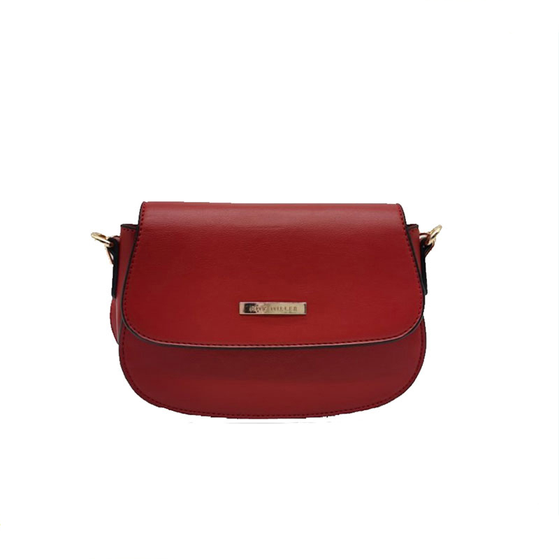 Rote Pu-Hobo-Tasche für Damen